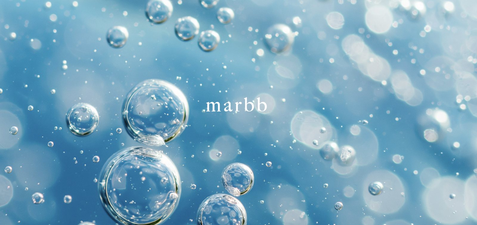 Fine bubbles rising through water — the micro-bubble idea behind marbb